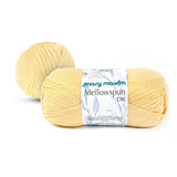 Mary Maxim Mellowspun DK Yarn for Crocheting and Knitting Baby Blankets, Afghans, Sweaters, and Clothing, Soft Yellow Yarn, 284