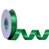 Ribest Green Double Faced Satin Ribbon, 5/8 Inch 25 Yard Ribbon for Crafts Gift Wrapping Hair Bows Wedding Party Decoration Bouq