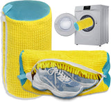 Harvic Washing Machine Bag | Reusable Shoe Cleaning Bag With Durable Zipper & Mesh, 360 Deep Cleaning Laundry Wash Bags For Snea