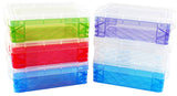 Advantus Crafts Storage Studios Super Stacker 6Pack of Crayon Box 1.5 x 3.5 x 4.75 inches; Set Comes In Random Color Combinatio