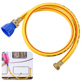 Gulfmew RV Winterizing Kit, RV Antifreeze for Winterizing, Garden Hose to Antifreeze No Splash Bottle Adapter, All in One Male a