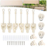 IVYSUN Shade Replacement Parts,Compatible with Coolaroo Exterior Roller Shade(Sand,3 Set)