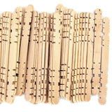 CraftySticks 3000 Pcs Notched Wood Craft Sticks, Bulk Pack, 4.5 Inch Wooden Hobby Skill Sticks for Crafts, STEM and DIY Design