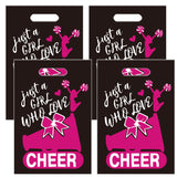 OriniPlay 50 Pieces Cheerleading Goodie Bags - Sport Cheerleading Game Girl Cheer Dance Themed Party Decorations Supplies Decor
