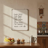 RIPPLEWUDS White Board for Kids (45x30cm) 1.5x1 EcoFriendly WallMounted Writing Board with Laminated Surface & Lightweight A