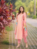 Anni Designer Women'S Rayon Viscose Straight Printed Kurta With Pant & Dupatta (Zaggu Pink-Vks01_M_Pink_Medium),Pink,M,,,