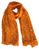 Krish WomenS Cotton Bandhej One Color Dupatta Stole (Yellow, Free Size)