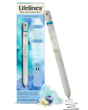 Lifelines Pen Diffuser Set, Cotton Candy - 1mm Black Ballpoint Pen with Scented Essential Oil Blend & 2 Ink Refills - Aromathera