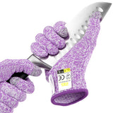 Glove Station Ultra Durable Series Cut Resistant Gloves - Food Grade Safe, High Dexterity, Touch-Screen Compatible, ANSI Cut Lev