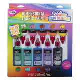 TULIP Dimensional Paint Kits 44889 Dfpt Multi 1.25Oz 10Pk Rainbow Color Collection, 1.25 Fl Oz (Pack of 10), As Detailed