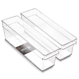 BINO | Plastic Storage Bins, Small | THE HANDLER COLLECTION | Multipurpose Organizer Bins | Kitchen Pantry Organizers and Storag