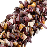 TUMBEELLUWA Polished Semi Precious Loose Beads for Jewelry Making, 5-8 mm Chips Tumbled Stones Beads 33 Strand, Mookaite