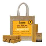Dogsee Himalayan Yak Chews with Turmeric/Curcumin 3lb (XL - 9 Bars) | for Large Dogs | Dog Treats for Large Dogs | Help Alleviat