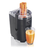 Hamilton Beach HealthSmart Juicer Machine, Compact Centrifugal Extractor, 2.4 Feed Chute for Fruits and Vegetables, Easy to C