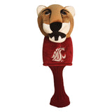 Team Golf NCAA Washington State Cougars Mascot Head Cover Mascot Golf Club Headcover, Fits most Oversized Drivers, Extra Long So