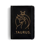 Mooch Zodiac Sign Virgo 120 Gsm Paper Diary | Brown Paper (Khaki) | Handcrafted Diary With Elastic Closure | Gift For Women | Si