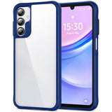 HOOMIL Case for Samsung Galaxy A15, Non-Yellowing, Drop Protection, Anti-Scratch Transparent Hard Back Phone Cover - Blue