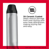 Revlon Perfect Heat Triple Ceramic Curling Iron | For Silky Smooth Tousled Curls (1-1/4 In)
