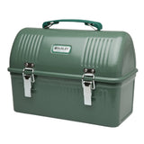 Stanley Classic Lunch Box 10 qt | Vintage Metal Lunchbox | Durable Meal Container with Handle and Latch | Stores Food, Drinks, T