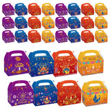 24 Pcs Happy Diwali Gift Boxes, diwali Sweet Treat Boxes Indian Festival of Lights Party Boxes Goodie Candy Snack Sugar Chocolat