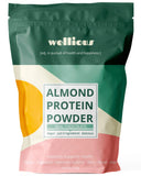 wellious Clean Vegan Protein Powder Chocolate - Plant Based Protein Powder Dairy Free for Gut Health, No Sodium, High Fiber, Ket