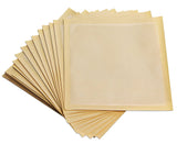Goalfly 100 Pcs Bakery Bags with Window, 7.1 x 7.5 Inches Paper Sandwich & Donut Bags for Treat, Snack & Cookie Packaging (Brown