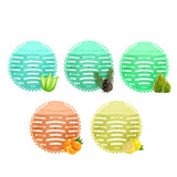 Zureni Urinal Screen Fresh Scented AntiSplash Toilet Mat Bathroom Deodorizer Spatter with Air Freshener for Restroom (Multicolo