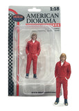 American Diorama Racing Legend 1970s Theme (Figure A) for 1/18 Scale Model car Display AD76351