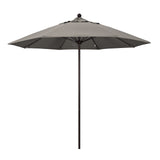 California Umbrella Venture 9' Bronze Market Umbrella in Taupe