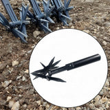 Merishopp Rotary Cultivator Tool Manual Soil Loosening For Soil Mixing Reseeding Grass