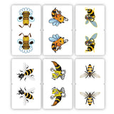 woopme Bee Magnetic Bookmark for Students Kids Book Lovers Readers Gift Magnetic Page Clips Folding 6Pcs