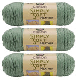 Caron Bulk Buy Simply Soft Heather Yarn (3Pack) Woodland H9700H9503