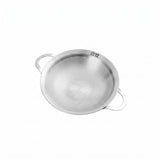 Oil Draining Sieve Food Grade Fine Mesh Strainer Rust Resistant Mesh Strainer Bowl for Frying, Washing M Double Ear