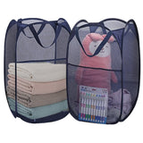 Aplter Collapsible Laundry Baskets Mesh Pop Up Laundry Basket Portable Laundry Hamper, Foldable Clothes Basket Storage Hampers (