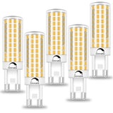 BROLSKUN G9 LED Bulb Dimmable 8W, 60W-80W G9 Halogen Equivalent, 2700K Soft Warm White, 120V No-Flicker, Chandelier Lighting 800