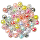 Qingxii Decorr Mixed Lots Shiny AB Color Acrylic Faceted Bead DIY Beading Hairband Bracelets Necklace Craft Embelishment (Mixed