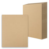 Golden State Art, 10 pack 8x10 Corrugated Cardboard Sheets Cardboard Inserts Flat Cardboard Layer Pads for Packing, Mailing or A