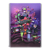 Youva Navneet Jazz Spiral Long Book | A4 (21 X 29.7 Cm) | 172 Pages | Single Line/Plain | Spiral Bound With Safety Lock | For St