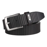 Flyer MenS Leather Belt (Formal/Casual) Branded (Colour Black) (Size 38) Stylish Buckle Adjustable Size Genuine Quality (Bl23
