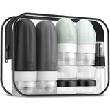 Gemice 16 Pack Travel Bottles for Toiletries, Small TSA Approved Leakproof Travel Containers for Toiletries, Silicone Refillable