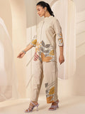 Libas Women'S Cotton Blend Co-Ords (99593_Off White_Xxl)
