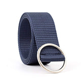 Romp Fashion Womens Blue Belt Round Buckle Belt
