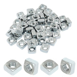 Waziaqoc 50 PCS 304 Stainless Steel M6 Square Nuts