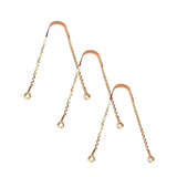 Nurpi Copper Zig Zag Design Tongue Cleaner For Bad Breath Pack Of 3