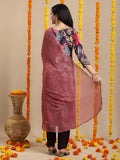 Anni Designer Women'S Rayon Blend Straight Printed Kurta With Pant & Dupatta (Kulkarni Multi-Vks01_Xxl_Multi_Xx-Large) Multicolour,Multicolour,2XL,,,