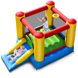 BOUNTECH Inflatable Bounce House, Bouncy House for Kids 3-6 Indoor Outdoor Family with Heavy Duty Jumping Area, Slide, Mini Boun