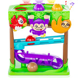 Move2Play, Hungry Jungle Animals, Interactive Toy for 1+ Year Olds, 6 to 12 Months, Baby Toy, 1 Year Old Birthday Gift for Girls