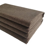 TinaKim Upholstery Fabric for Chair, Faux Linen Type Cloth Material, Sofa Couch Repair (10 Coffee, 6 Yard)