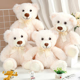 Civaner 4 Pack 14 Inches Bear Plush Stuffed Animals Cute Soft Bears Gifts Bulk for Adults (White)