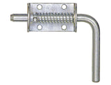 Buyers Products B2575 Spring Latch Assembly W/ 1-38 Handle, Spring Loaded Latch Pin Without Keeper, Zinc Plated Latch for Gate L